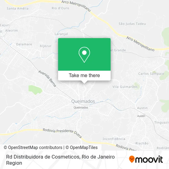 Rd Distribuidora de Cosmeticos map