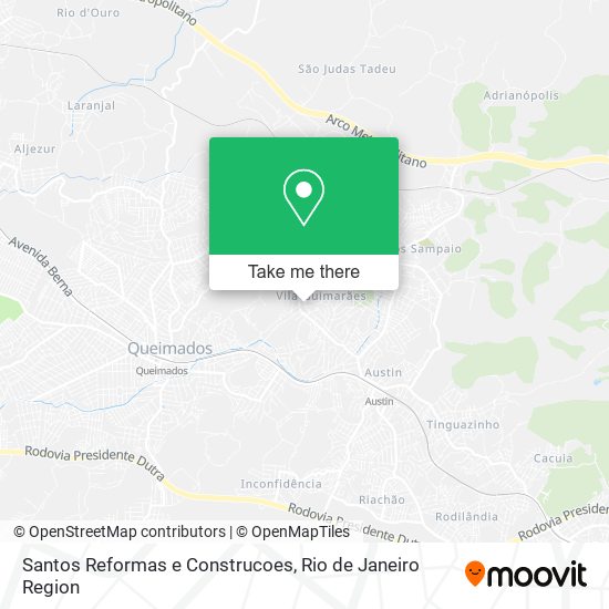 Mapa Santos Reformas e Construcoes