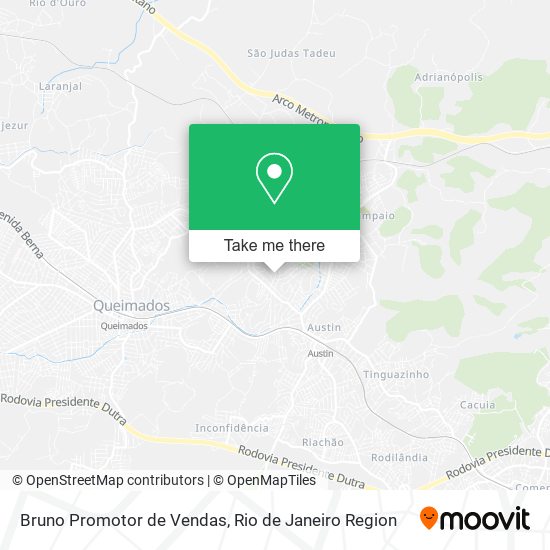 Mapa Bruno Promotor de Vendas