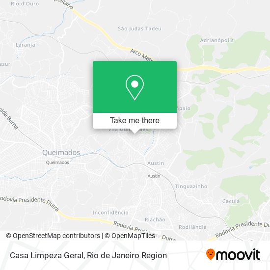 Mapa Casa Limpeza Geral