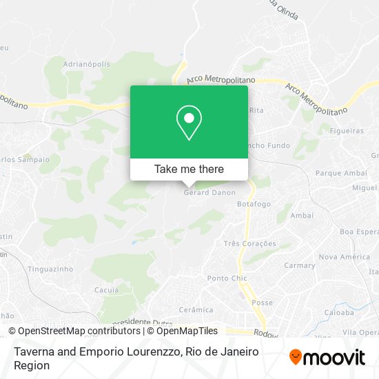 Taverna and Emporio Lourenzzo map