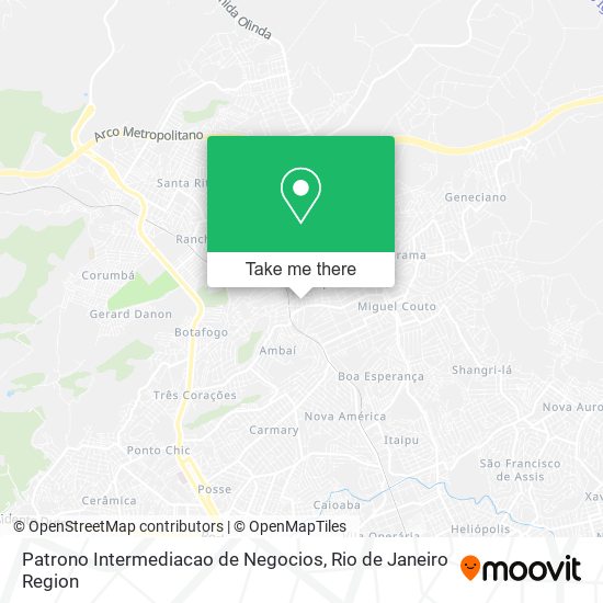 Patrono Intermediacao de Negocios map