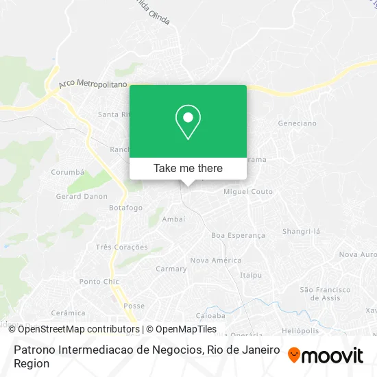 Patrono Intermediacao de Negocios map