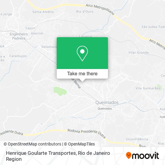 Mapa Henrique Goularte Transportes
