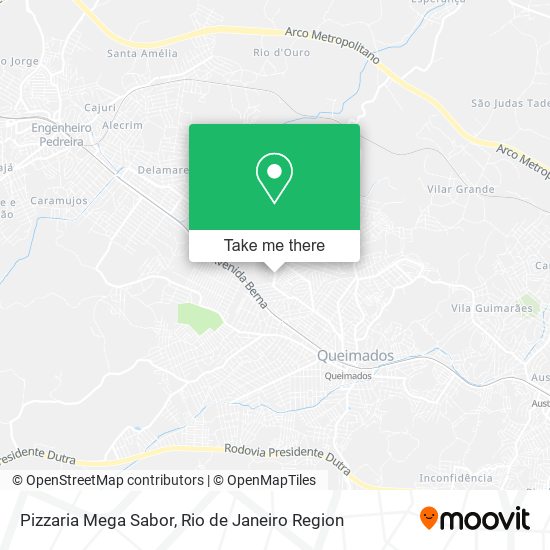 Pizzaria Mega Sabor map