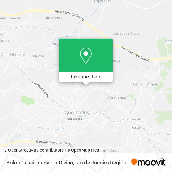 Bolos Caseiros Sabor Divino map