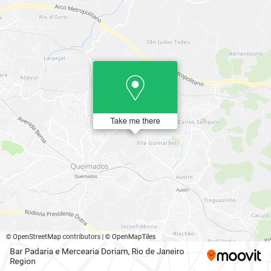 Bar Padaria e Mercearia Doriam map