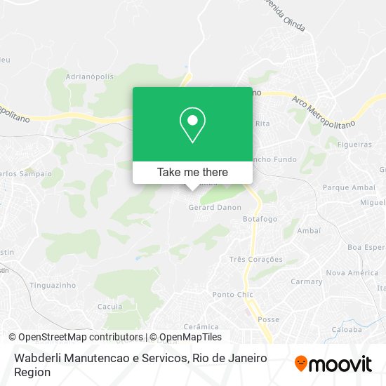 Wabderli Manutencao e Servicos map