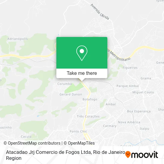 Atacadao Jrj Comercio de Fogos Ltda map