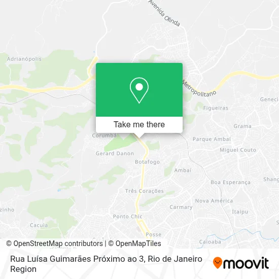 Rua Luísa Guimarães Próximo ao 3 map