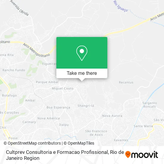 Cultprev Consultoria e Formacao Profissional map