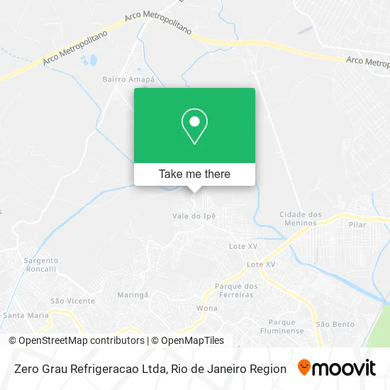 Zero Grau Refrigeracao Ltda map