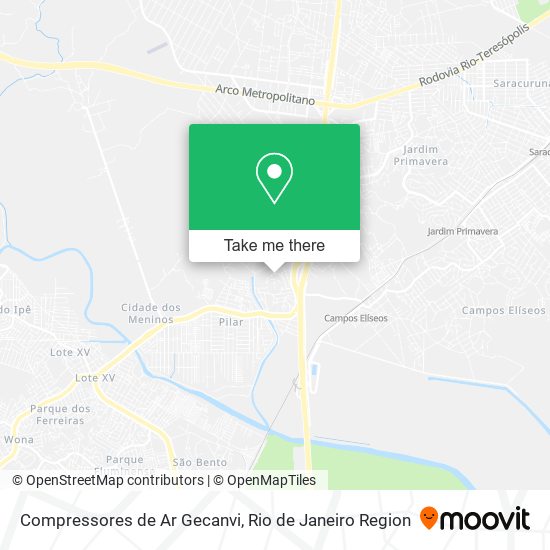 Mapa Compressores de Ar Gecanvi