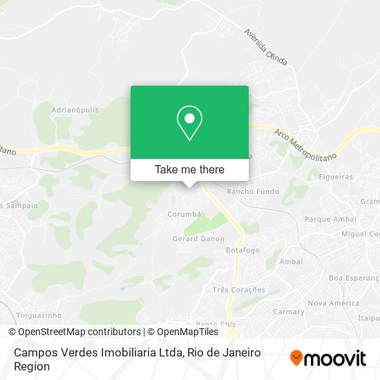 Campos Verdes Imobiliaria Ltda map