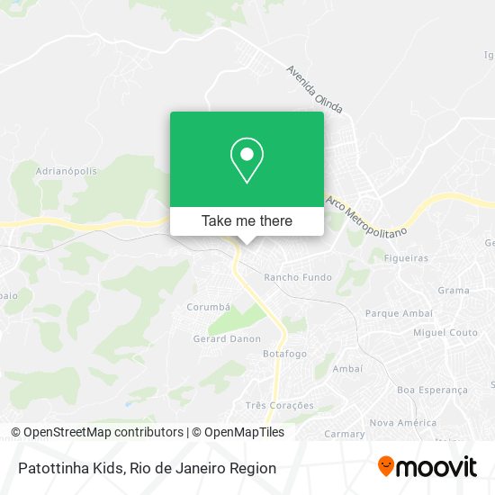 Patottinha Kids map