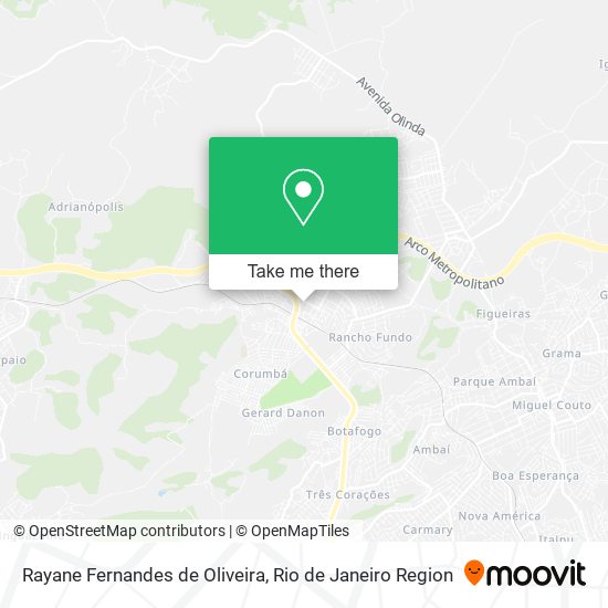 Rayane Fernandes de Oliveira map