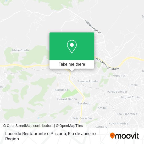 Lacerda Restaurante e Pizzaria map