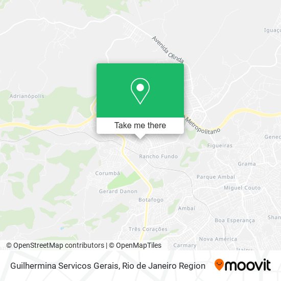 Mapa Guilhermina Servicos Gerais