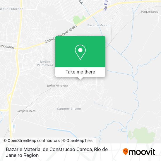 Bazar e Material de Construcao Careca map