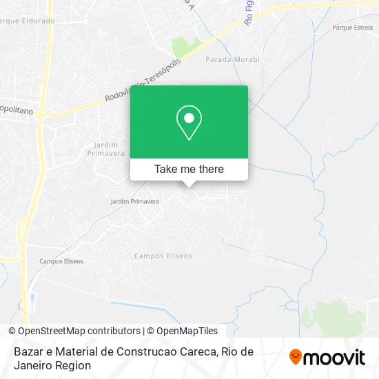 Bazar e Material de Construcao Careca map