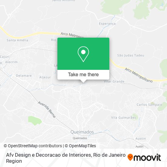 Afv Design e Decoracao de Interiores map