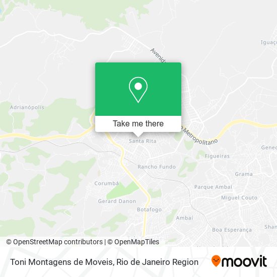 Mapa Toni Montagens de Moveis