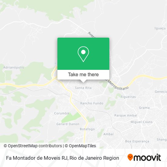 Fa Montador de Moveis RJ map