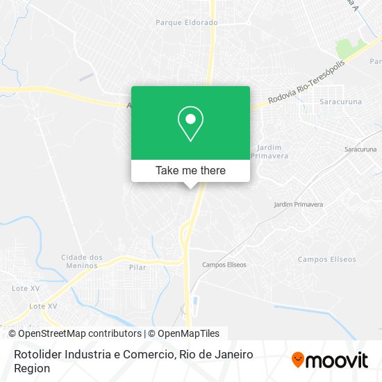 Mapa Rotolider Industria e Comercio