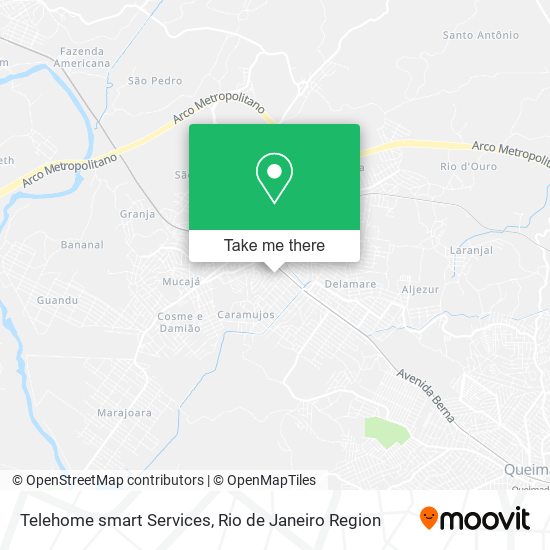 Telehome smart Services map