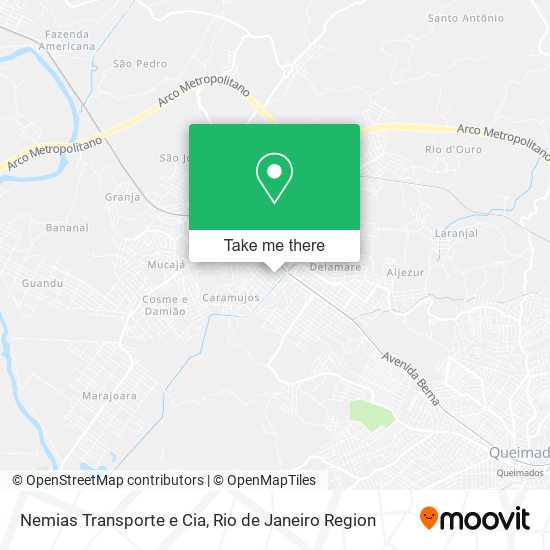 Nemias Transporte e Cia map