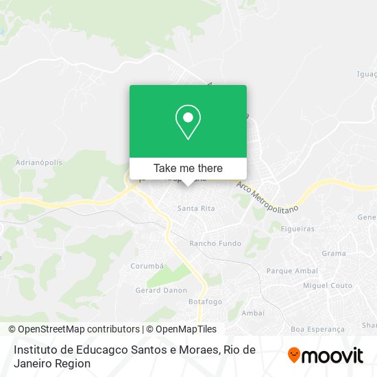 Instituto de Educagco Santos e Moraes map