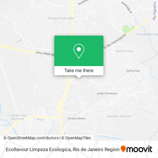 Ecollavour Limpeza Ecologica map