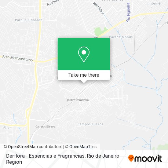 Derflora - Essencias e Fragrancias map