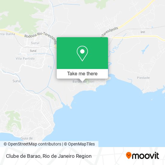 Clube de Barao map