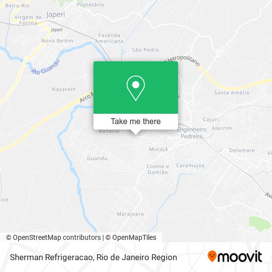 Sherman Refrigeracao map