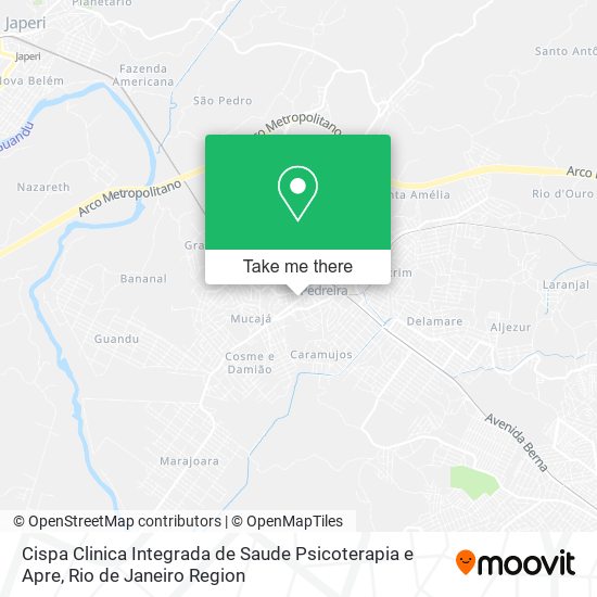 Cispa Clinica Integrada de Saude Psicoterapia e Apre map