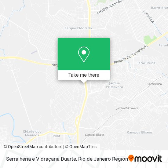 Serralheria e Vidraçaria Duarte map