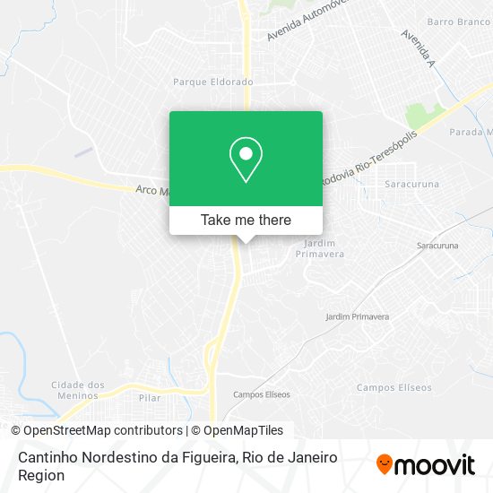 Cantinho Nordestino da Figueira map