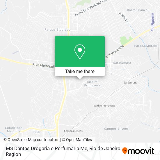 MS Dantas Drogaria e Perfumaria Me map