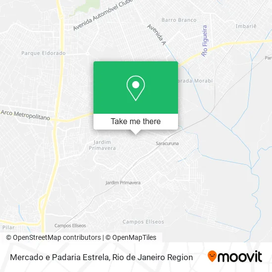 Mercado e Padaria Estrela map
