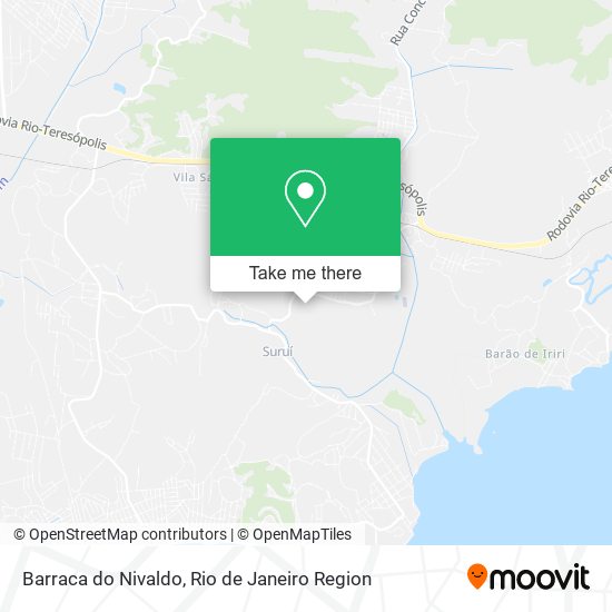 Mapa Barraca do Nivaldo