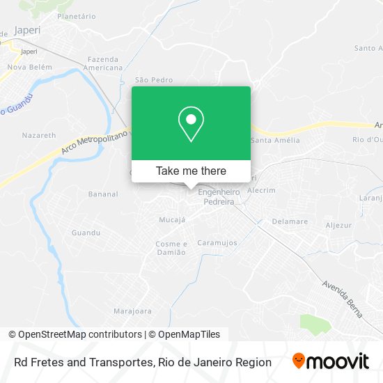 Mapa Rd Fretes and Transportes