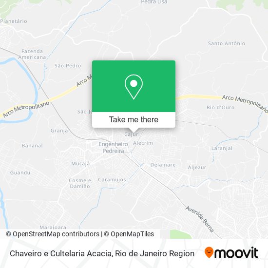 Chaveiro e Cultelaria Acacia map