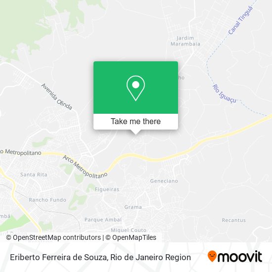 Eriberto Ferreira de Souza map