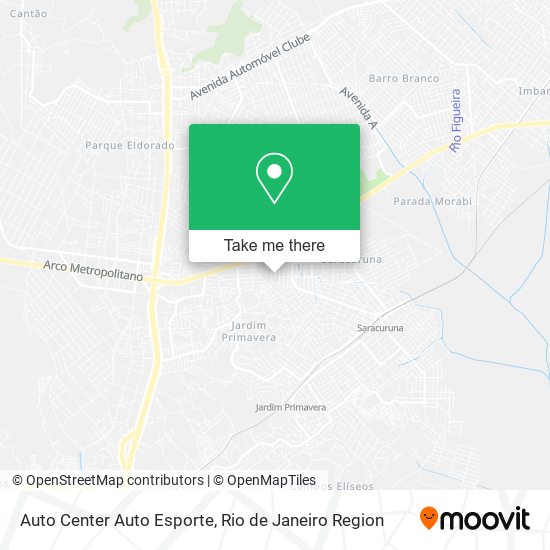 Mapa Auto Center Auto Esporte