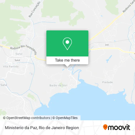 Ministerio da Paz map