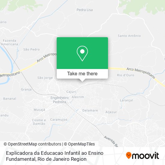 Mapa Explicadora da Educacao Infantil ao Ensino Fundamental