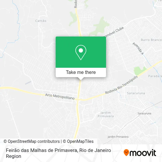 Feirão das Malhas de Primavera map