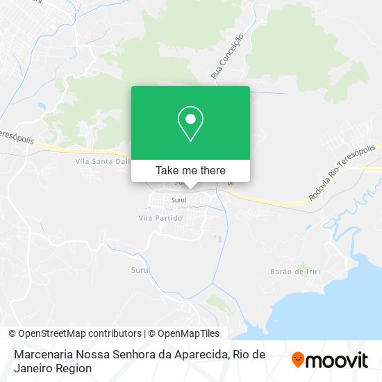 Mapa Marcenaria Nossa Senhora da Aparecida