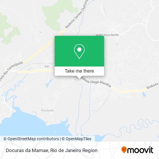 Mapa Docuras da Mamae